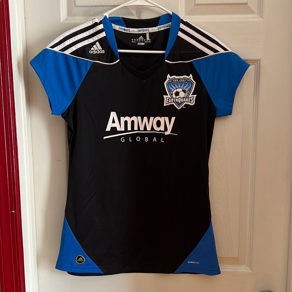 ⭐️BOGO⭐️ Adidas SJ Earthquakes size L climacool jersey